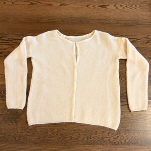 Sezane Cream Women's Gaspard Cardigan